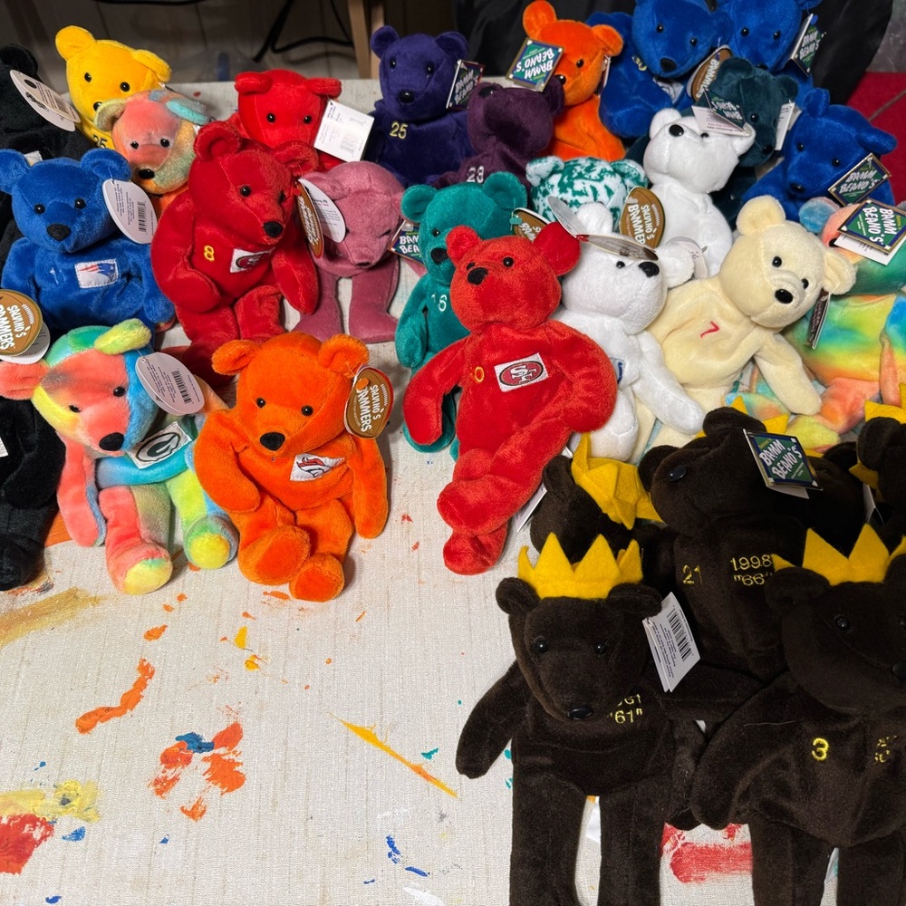 Vibrant Plush Bear Collection
